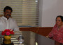 pratibha singh with Chiranjeevi